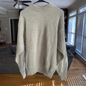 Cream and white sweater